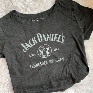 Jack Daniels Whiskey Crop Top Like New